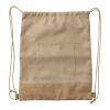 RPET-Polyester (600D) Kordelzugtasche Ansel beige | ohne Werbeanbringung | Nicht verfügbar | Nicht verfügbar