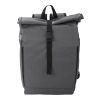 RPET-Polyester (600D) Rucksack mit Rollverschluss Evie Grau | ohne Werbeanbringung | Nicht verfügbar | Nicht verfügbar
