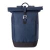 Polyester (600D) Rolltop-Rucksack Oberon Blau | ohne Werbeanbringung | Nicht verfügbar | Nicht verfügbar