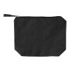 Kosmetiktasche aus recycelter Baumwolle (180 g/m²) Cressida Schwarz | ohne Werbeanbringung | Nicht verfügbar | Nicht verfügbar