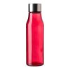 Trinkflasche 'Andrei' aus Glas und rostfreiem Stahl (500 ml) Rot | ohne Werbeanbringung | Nicht verfügbar | Nicht verfügbar