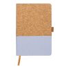 Notizbuch Trevor aus Kork und Baumwolle violett | ohne Werbeanbringung | Nicht verfügbar | Nicht verfügbar