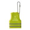 Schlüsselanhänger 'Warnweste' aus PVC Gelb | ohne Werbeanbringung | Nicht verfügbar | Nicht verfügbar
