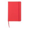 PU-Notizbuch (A5) Bradley Rot | ohne Werbeanbringung | Nicht verfügbar | Nicht verfügbar