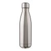 Einwandiger Edelstahlflasche aus recyceltem Stahl 650 ml Cliff Silber | ohne Werbeanbringung | Nicht verfügbar | Nicht verfügbar