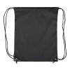 210D Polyester Kordelzug Rucksack Isolde Schwarz | ohne Werbeanbringung | Nicht verfügbar | Nicht verfügbar