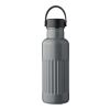 Recycelte doppelwandige Trinkflasche aus Edelstahl (500 ml), Lior Grau | ohne Werbeanbringung | Nicht verfügbar | Nicht verfügbar