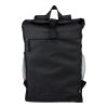 rPET-Polyester (600D) Rolltop-Rucksack Yani Schwarz | ohne Werbeanbringung | Nicht verfügbar | Nicht verfügbar