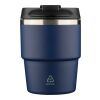 Recycelter Edelstahl-Becher mit doppelter Wand (175 ml) Oli Blau | ohne Werbeanbringung | Nicht verfügbar | Nicht verfügbar