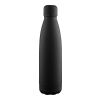 Recycelte doppelwandige Trinkflasche 500 ml Sunny Schwarz | ohne Werbeanbringung | Nicht verfügbar | Nicht verfügbar