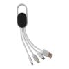 4-in-1-Ladekabelset Weiß