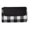 RPET faltbare Polarfleece-Decke Vesper Schwarz
