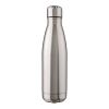 Einwandiger Edelstahlflasche aus recyceltem Stahl 650 ml Cliff Silber