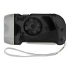 LED-Dynamotaschenlampe 'Mission' aus Kunststoff Schwarz