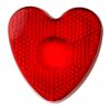 Blinkleuchte 'Heart' aus Kunststoff Rot