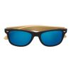 Sonnenbrille aus ABS und Bambus Luis Blau