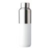 Recycelte doppelwandige Trinkflasche aus Edelstahl (600 ml) Esen Weiß