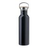 Edelstahl Trinkflasche Mohnblume Schwarz | ohne Werbeanbringung | Nicht verfügbar | Nicht verfügbar