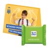 Werbekarte Midi Ritter SPORT 4c Euroskala | Ritter SPORT mini Haselnuss