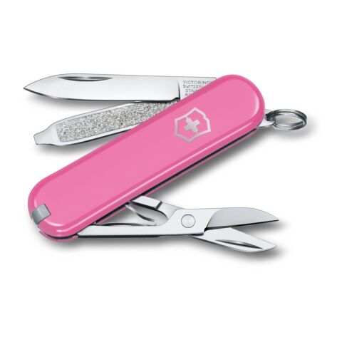 Werbeartikel Victorinox Classic SD Taschenmesser | pink | mit Logo bedrucken