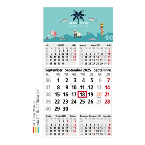 5-Monatskalender Budget 5 Bestseller (Einblatt)