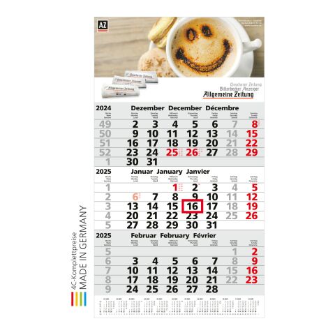 3-Monatskalender Primus 3 Post Bestseller (Einblatt) 