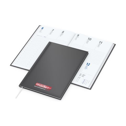 Wochenkalender Media Bestseller inkl. Siebdruck-Digital Anthrazit | 1-farbiger Siebdruck-Digital