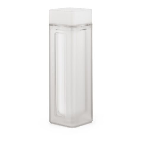 Werbeartikel POD Lucen Trinkflasche recy.ABS 540 ml – weiß – mit Logo bedruckt