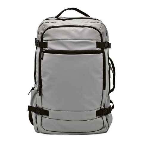 Werbeartikel POD Galindo Rucksack 22L rPET | grau | mit Logo bedrucken