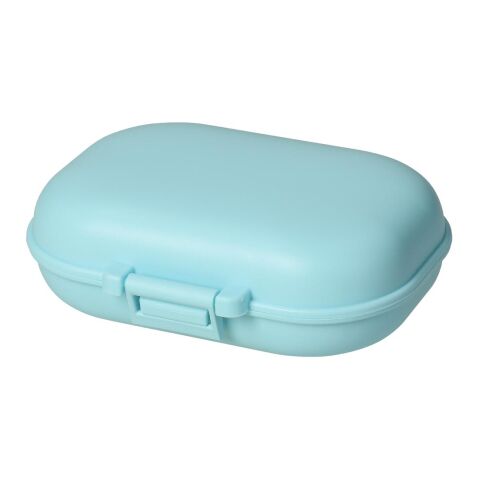 Werbeartikel Pillendose "Medi" – trend-blau ps – mit Logo bedruckt