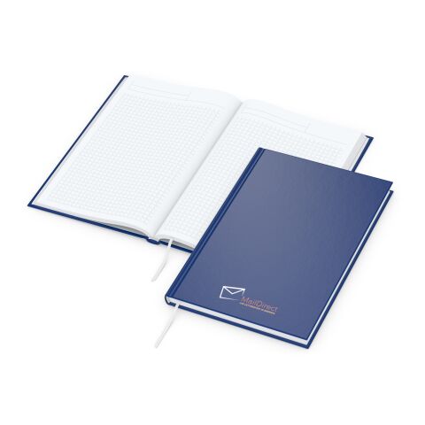 Notizbuch Note-Book Bestseller inkl. Siebdruck-Digital Marineblau | A5 | 4-farbiger Siebdruck-Digital
