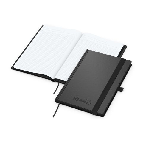 Notizbuch Black-Book Bestseller Schwarz | A5 | ohne Werbeanbringung