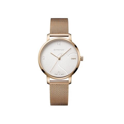 Wenger Metropolitan Donnissima Gold Uhr ohne Werbeanbringung