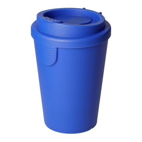 Werbeartikel Turin 400 ml Coffee-to-go Mehrwegbecher einwandig transparent mit Deckel & VerschlusslascheTurin 0,4 Liter Trinkbecher transparent in