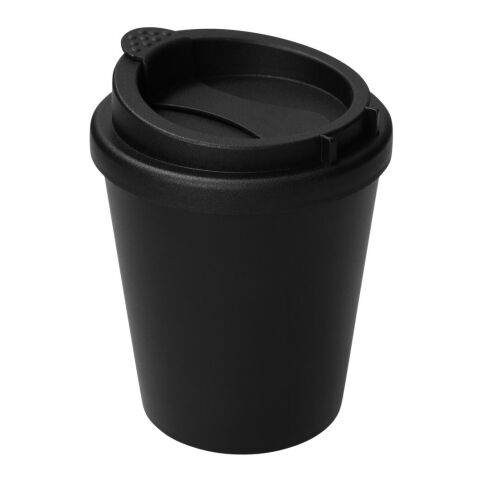 Werbeartikel Kaffeebecher "PremiumPlus" small – schwarz – mit Logo bedruckt