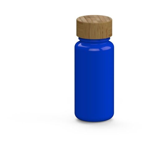 Werbeartikel Trinkflasche "Natural", 400 ml – trend-blau PS – mit Logo bedruckt