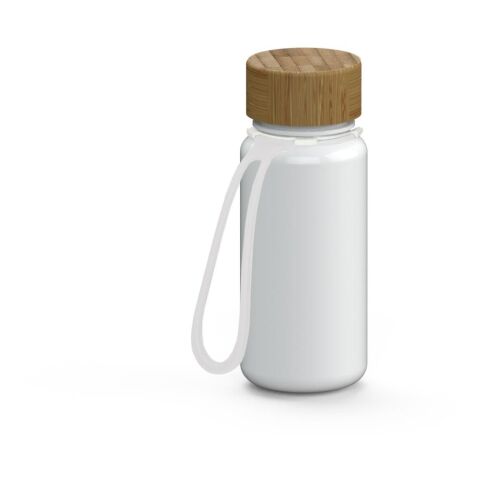 Trinkflasche "Natural", 400 ml, inkl. Strap weiß | ohne Werbeanbringung | Nicht verfügbar | Nicht verfügbar