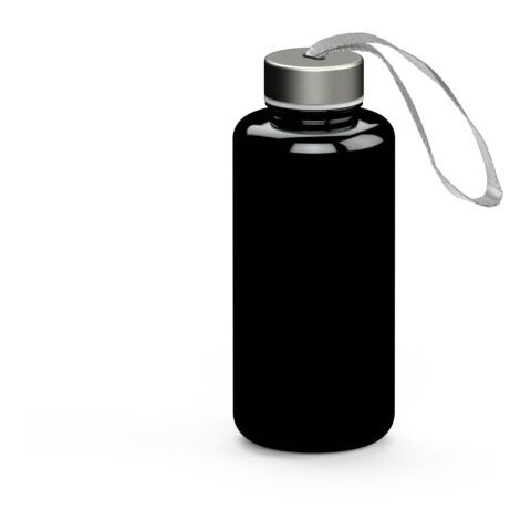 Sport-Werbemittel Trinkflasche Pure – schwarz – mit Logo bedruckt 1,0 l Tritan auslaufsicher für Sportevents & Turniere