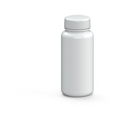 Werbeartikel Tritan Trinkflasche 400 ml Refresh auslaufsicher kohlensäuregeeignet BPA-frei UV-Druck geeignet – weiß – mit Logo bedruckt