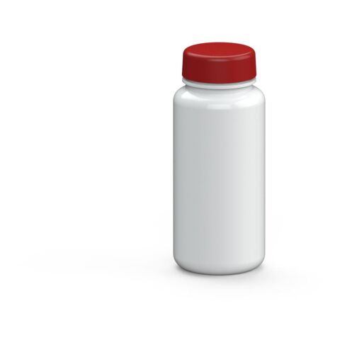 Werbeartikel Tritan Trinkflasche 400 ml Refresh auslaufsicher kohlensäuregeeignet BPA-frei UV-Druck geeignet – weiß – mit Logo bedruckt