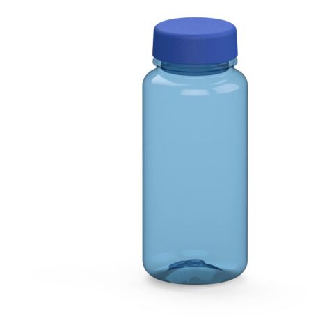 Werbeartikel Tritan Trinkflasche 400 ml Refresh auslaufsicher kohlensäuregeeignet BPA-frei UV-Druck geeignet – trend-blau PS – mit Logo bedruckt
