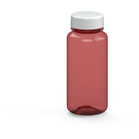Werbeartikel Tritan Trinkflasche 400 ml Refresh auslaufsicher kohlensäuregeeignet BPA-frei UV-Druck geeignet – rot – mit Logo bedruckt