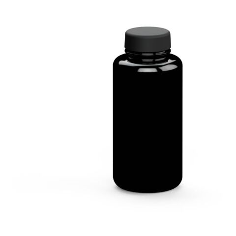 Werbeartikel Trinkflasche "Refresh", 700 ml – schwarz – mit Logo bedruckt