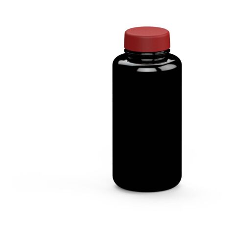 Werbeartikel Refresh 700 ml Trinkflasche aus Tritan kohlensäuregeeignet & auslaufsicher mit weiter Öffnung – schwarz – mit Logo bedruckt