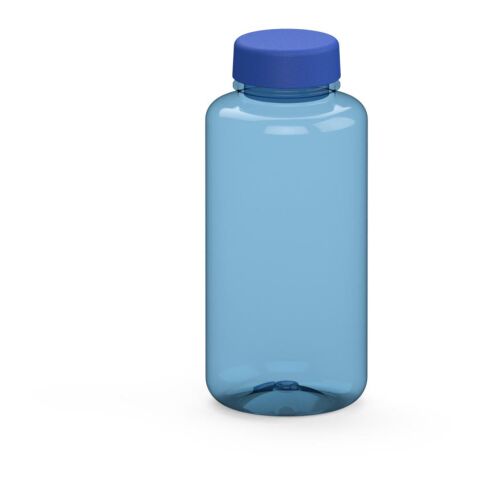 Werbeartikel Refresh 700 ml Trinkflasche aus Tritan kohlensäuregeeignet & auslaufsicher mit weiter Öffnung – trend-blau PS – mit Logo bedruckt