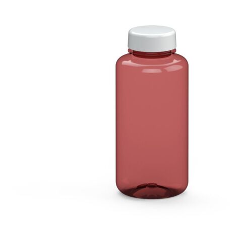 Werbeartikel Refresh 700 ml Trinkflasche aus Tritan kohlensäuregeeignet & auslaufsicher mit weiter Öffnung – rot – mit Logo bedruckt