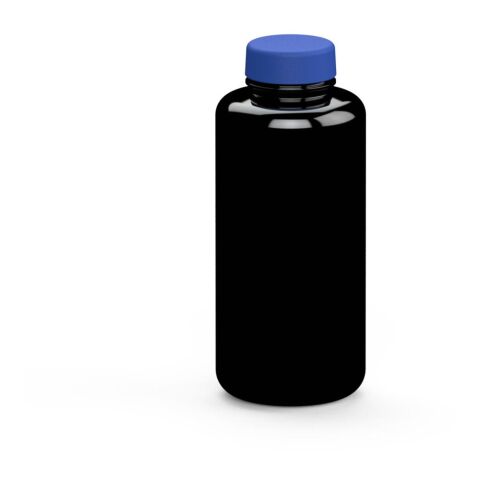 Werbeartikel Refresh 1,0 l Trinkflasche aus Tritan BPA-frei & auslaufsicher für kohlensäurehaltige Getränke – schwarz – mit Logo bedruckt