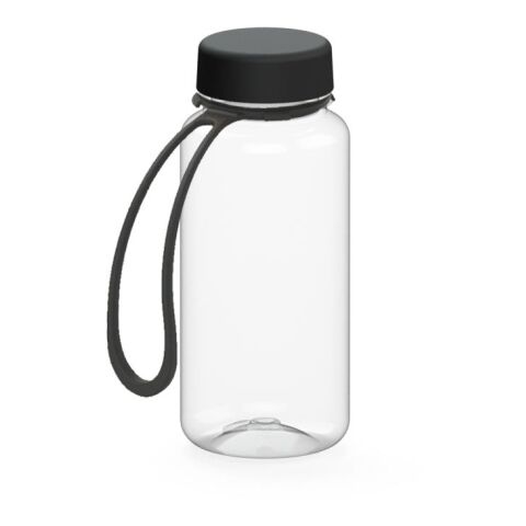 Werbeartikel Tritan Trinkflasche 400 ml Refresh auslaufsicher kohlensäuregeeignet BPA-frei UV-Druck geeignet, inkl. Strap – weiß – mit Logo bedruckt