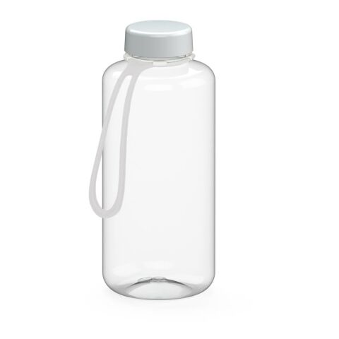 Trinkflasche &quot;Refresh&quot;, 1,0 l, inkl. Strap transparent | ohne Werbeanbringung | Nicht verfügbar | Nicht verfügbar