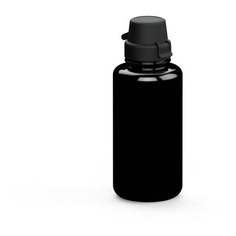 Werbeartikel Trinkflasche "School", 700 ml – schwarz – mit Logo bedruckt